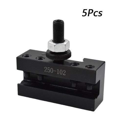 Solid Spare 5Pcs AXA 250-102 2# Quick Change Tool Post Boring Turning Holder 6-12"