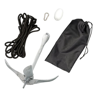 Solid Spare For PWC Canoe Jet Ski 1 × New Marine Kayak Folding Anchor Kit 7.05Lb White