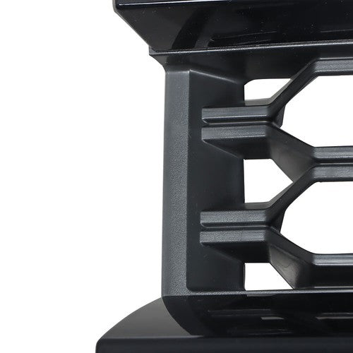 Solid Spare For Chevrolet Silverado 1500 2016-2018 Upper Black Mesh Grille Bumper Assembly