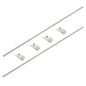 Solid Spare 8mm × 650mm 2Pcs Linear Motion Rail Shaft w/ 4 SCS8UU Bearing & SK8 Rail Support