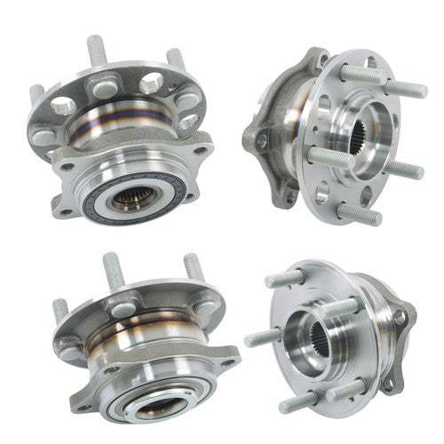 Solid Spare 4pcs For Hyundai Tucson Kia Sportage 2017-2020 Front Rear Wheel Bearing Hubs AWD