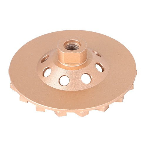 Solid Spare Grinding Wheels 5 Inch Diameter 18 Turbo Diamond Segments 5/8"-11 Arbor