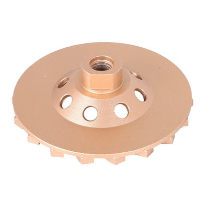 Solid Spare Grinding Wheels 5 Inch Diameter 18 Turbo Diamond Segments 5/8"-11 Arbor