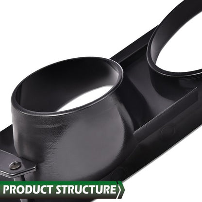 Solid Spare Fit For 2001-2006 BMW E46 M3 2-Door Fog Light Covers Bezel Trim Left+Right