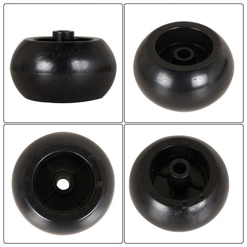 Solid Spare 6Pk 5" AntiScalp Deck Wheel and Kit Exmark 103-3168 103-4051 103-7263 109-9011