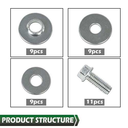 Solid Spare Fit For Honda CR 60 80 85 125 250 450 480 500 Fenders Seat Shroud Bolt Kit