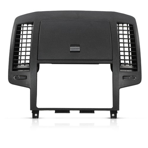 Solid Spare Fit For 2005-2006 Nissan Altima Dash Radio Bezel w/Storage Vents Glove Box Black