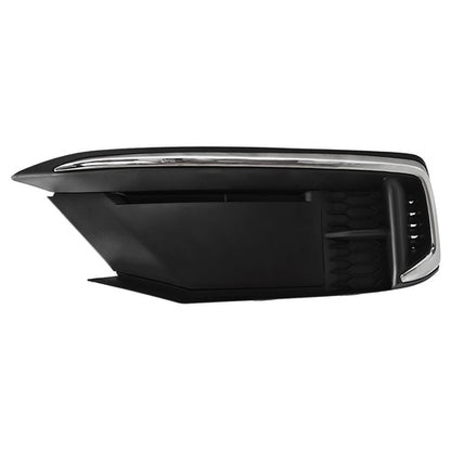 Front Fog Light Lamp Covers W/Chrome For 2019-2021 Honda Civic Coupe/Sedan LH&RH