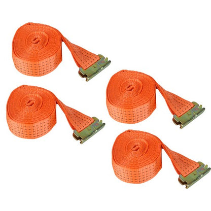 Solid Spare 4-Pack 15' E-Track Ratchet Tie Down Strap Trailer Enclosed Cargo Van NEW