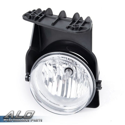 Solid Spare Fit For 03-06 GMC Sierra 1500 2500 3500 Clear Lens Fog Lights+Wiring+Switch Kit