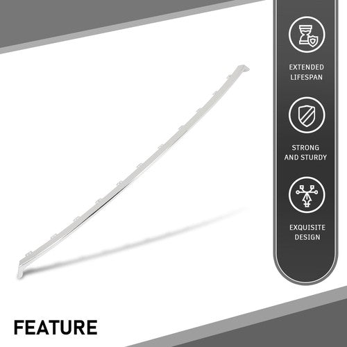 Solid Spare Front Lower Bumper Grille Molding Trim Fit For 2017-2020 Lincoln MKZ HP5Z8419AB
