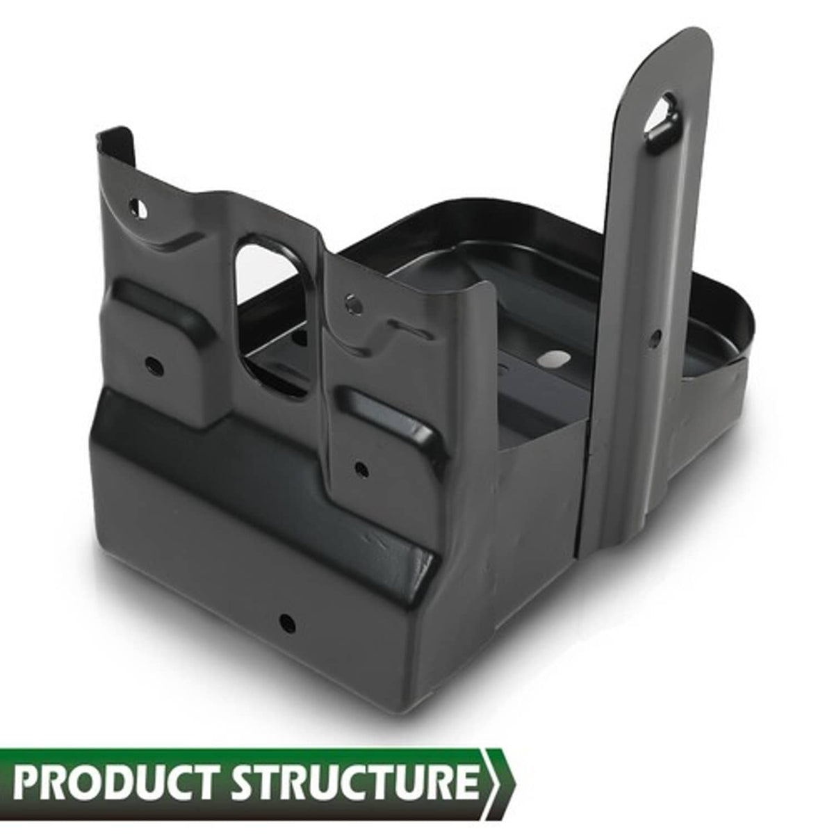 Solid Spare Fit For 09-20 Dodge Journey #5178247AB Battery Tray Bracket Black New