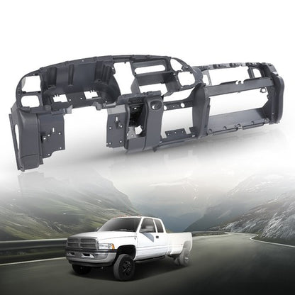 Solid Spare Fit For 1998-2001 Dodge Ram Dashboard Inner Dash Core Frame Mount Assembly Gray