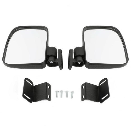 Solid Spare For Polaris Ranger XP 900 2013-2019 Pair (LH+RH) Side Rear View Mirror Set