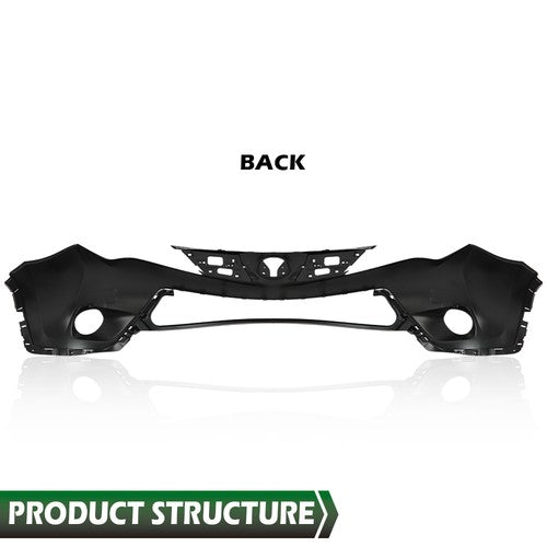 Solid Spare Front Upper Bumper Cover Fit For 2013 2014 2015 Toyota RAV4 USA Built Plastic