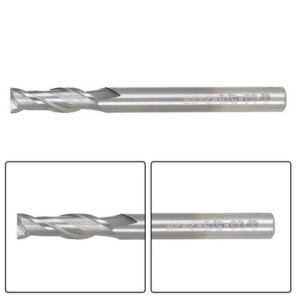 Solid Spare 5 Pcs 3/16" 2 Flute Carbide End Mill 5/8" Length Of Cut 2" Overall Length NEW