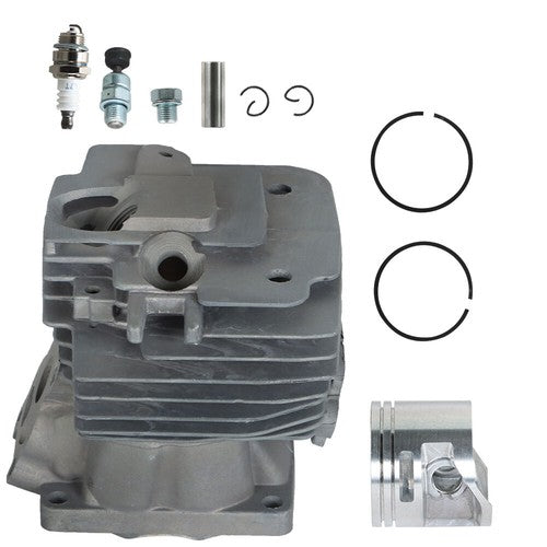 Solid Spare 52mm Big Bore Cylinder Piston Kit For MS441 MS441C Chainsaw Spark Plug