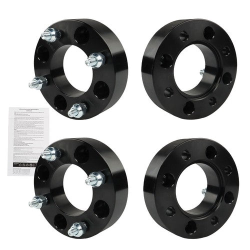 Solid Spare 2002 2003 for Suzuki 500 250 Black 4Pcs Wheel Spacer 4x110 1.5" 74mm M10x1.25
