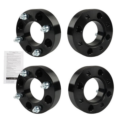 Solid Spare 2002 2003 for Suzuki 500 250 Black 4Pcs Wheel Spacer 4x110 1.5" 74mm M10x1.25