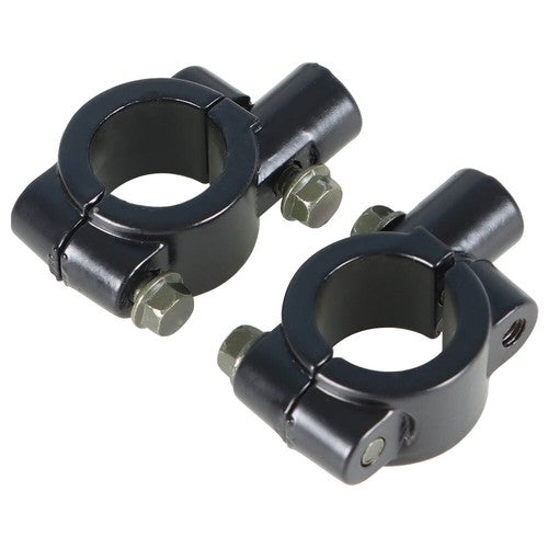 Solid Spare US For Honda Yamaha ATV Rear View Side Mirrors 7/8" Handlebar Mount New