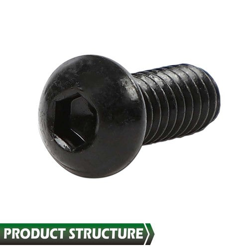 Solid Spare Fit For 99-19 Harley Derby Cover Black 10pcs Allen Screw Bolt Kit w/ Wrench
