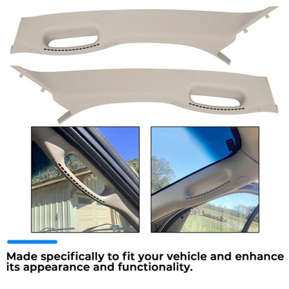 Solid Spare Pair Set Pull Grab Handle A Pillar Windshield Post Trim For 02-10 Dodge Ram