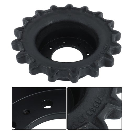 Solid Spare Drive Sprocket - 8 Hole Dual Speed 7196807 For Bobcat T630 T740 T750 T770 T870