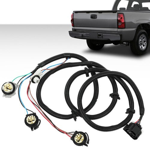 Solid Spare Fit For 03-07 Chevy Silverado GMC Sierra Tail Light Wiring Harness Right Side