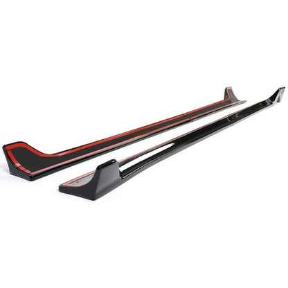 Solid Spare Side Skirts Extension Rocker Panels Black For Tesla Model 3 2017-2023 2022