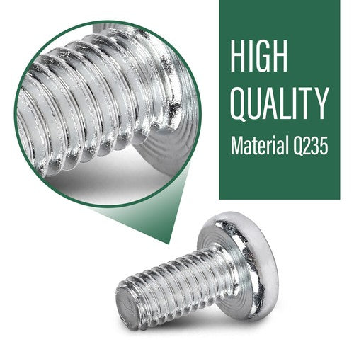 Solid Spare 101pcs License Plate Screws For Mercedes Benz Audi Japanese Cars 6mm x 12mm