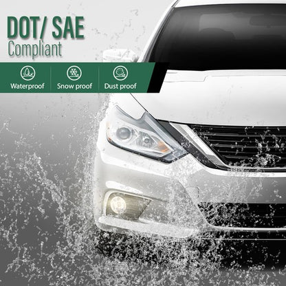 Solid Spare Fit For 2016-2018 Nissan Altima Fog Lights Driving Lamps w/ Wiring Left+Right