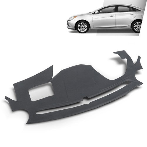 Solid Spare TPE Dash Cover Fit For 11-14 Hyundai Sonata Dark Gray Dashboard Cover