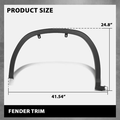 Solid Spare Fit For 2019-2022 Lexus RX350 RX450h Front Fender Flares Wheel Opening Molding