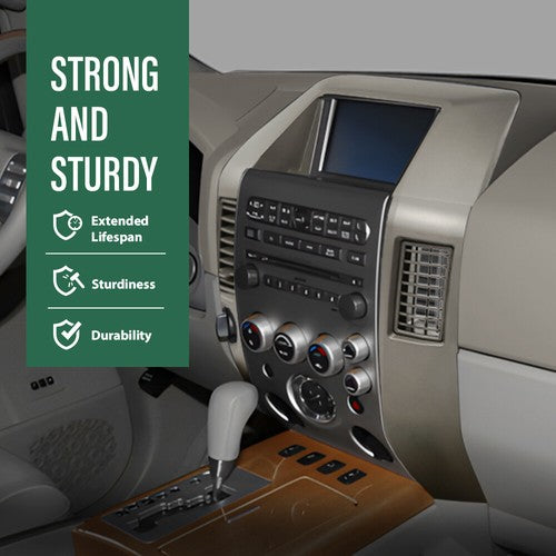 Solid Spare Center Dash Instrument Panel Radio Trim Bezel Gray Fit For 04-07 Infiniti QX56