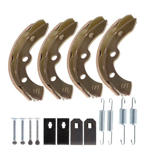 Solid Spare (4) For Club Car Golf Cart Brake Shoes Pads DS & Precedent 1018232-01 1995-up US