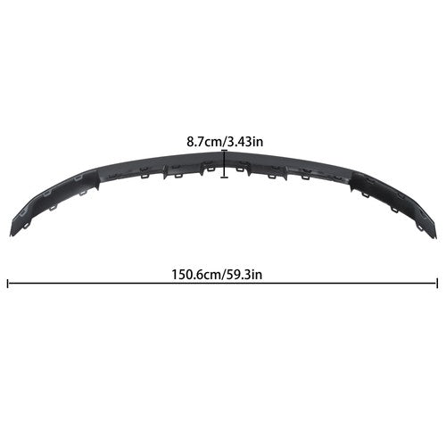 Solid Spare Suitable For Chevy Trailblazer 2024-25 Black Front Lower Bumper Valance Trim New
