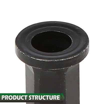Solid Spare Fit For 07-13 Chevy Silverado GMC Sierra Black Tailgate Cover Cap Nuts 4pcs