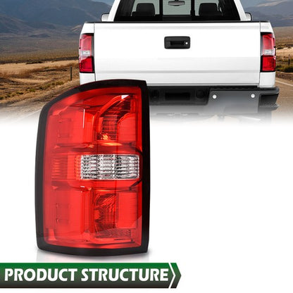 Solid Spare Rear Tail Light Driver Side Fit For 2014-2018 GMC Sierra 1500 2500 3500 HD