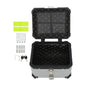 Solid Spare 45L Silver Motorcycle Luggage Waterproof Tail Box Scooter Trunk Storage Top Case