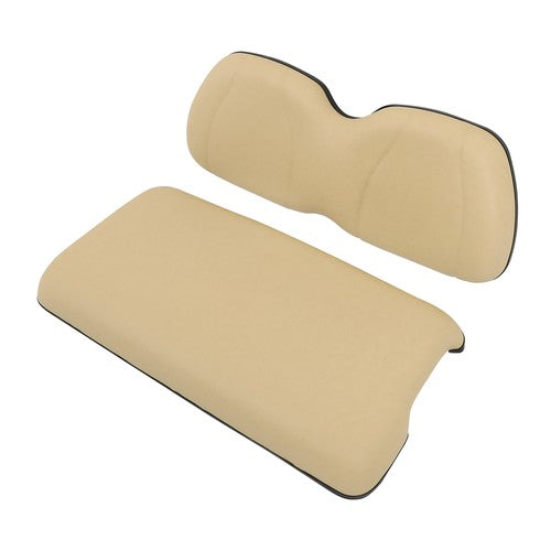 Solid Spare For Club Car Precedent 2004-2011 Golf Cart Beige Front Seat Cushion Set NEW