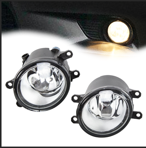 Solid Spare Pair Fog Lights Lamp Left & Right Side For Toyota RAV4 Camry Yaris Lexus LX570
