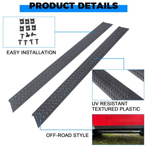 Solid Spare For 1997-2006 Jeep Wrangler TJ 11650.05 LH&RH Side Body Armor Rocker Panel Kit