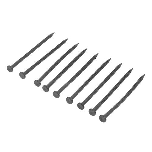 Solid Spare 200 Pcs 8 Inch Landscape Anchoring Stakes Plastic Edging Garden Spikes Spiral