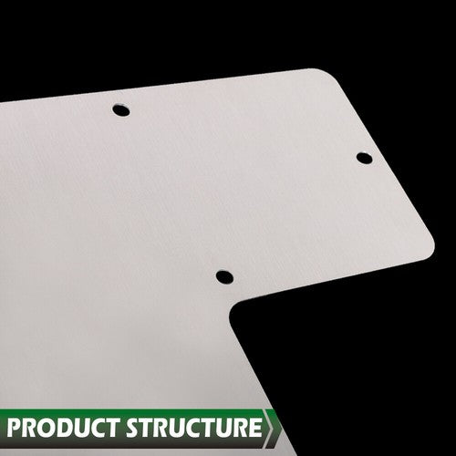 Solid Spare Fit For 1961-1962 Chevrolet Impala Aluminum A/C Heater Delete Panel Plate