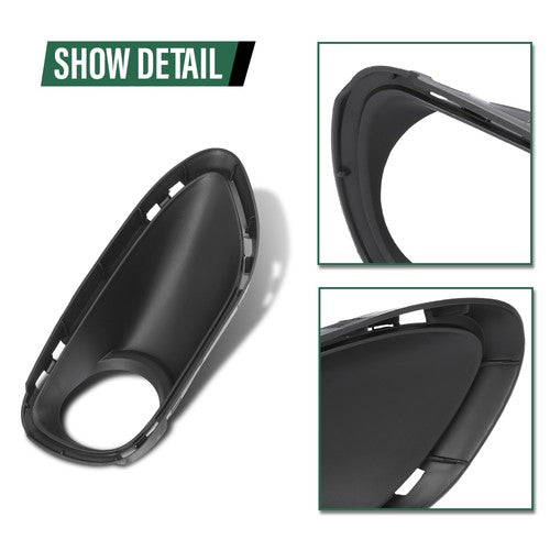 Solid Spare Fog Light Bezel Lamp Trim Right Side Fit For 2011 2012 2013 2014 Porsche Cayenn