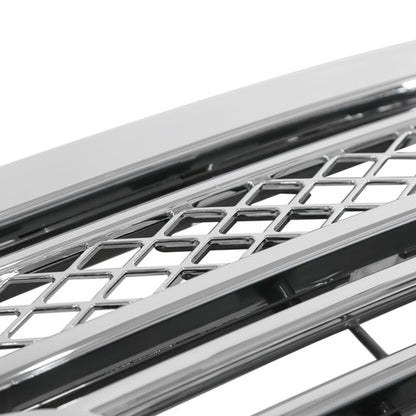 Front Bumper Upper Grille Chrome For 2009-2014 Ford F150 F-150 Platinum Style