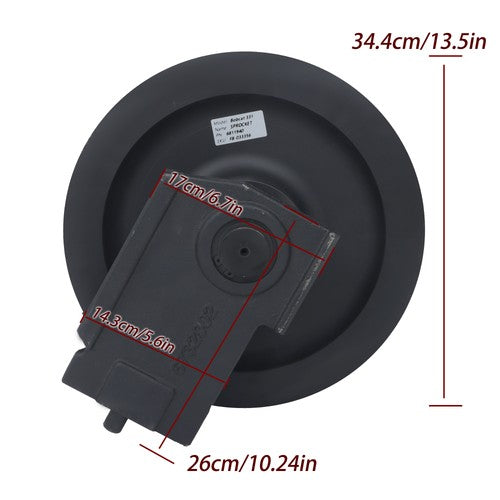 Solid Spare For Bobcat T300 T630 T650 T770 T200 T190 Front Idler Pulley 6732902 6693237