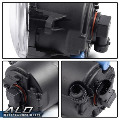 Solid Spare FIT FOR 11-13 TOYOTA COROLLA CLEAR LENS BUMPER FOG LIGHT LAMP W/ BEZEL+SWITCH
