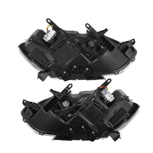 Solid Spare For Nissan Rogue 2014-2016 Headlights LED Type Clear Lens Passenger&Driver Side