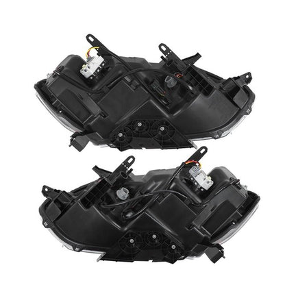 Solid Spare For Nissan Rogue 2014-2016 Headlights LED Type Clear Lens Passenger&Driver Side